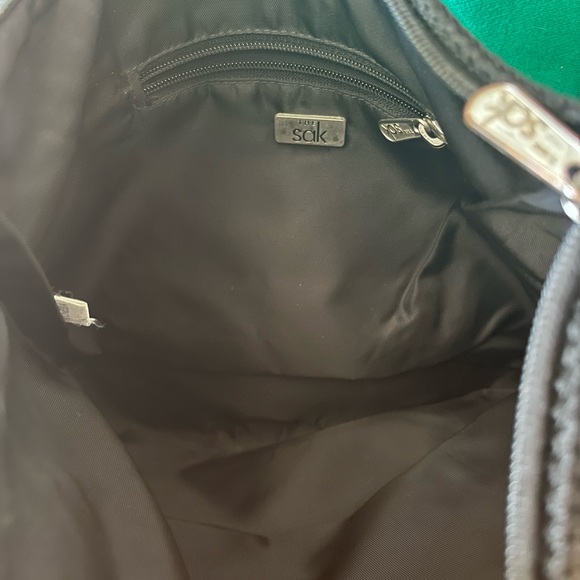 The Sak beautiful black, crochet shoulder bag - Picture 5 of 5